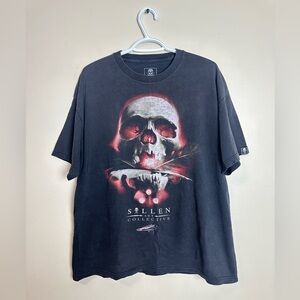 Sullen Size XL Black Skull Graphic T-Shirt